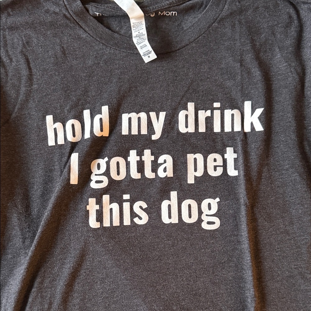 Bella Canvas Charcoal Dog Lover Tee